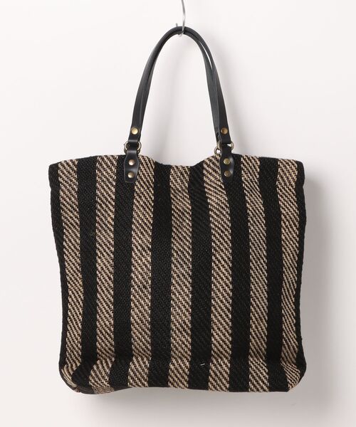トートバッグ 「手機ならではの質感」CL3761 HAND＆WORK STRIPE JUTE TOTE レディース メンズ_17