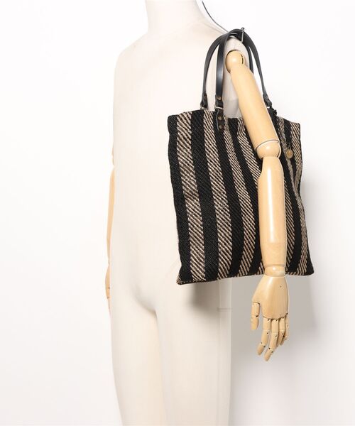 トートバッグ 「手機ならではの質感」CL3761 HAND＆WORK STRIPE JUTE TOTE レディース メンズ_20