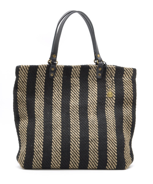 トートバッグ 「手機ならではの質感」CL3761 HAND＆WORK STRIPE JUTE TOTE レディース メンズ_3