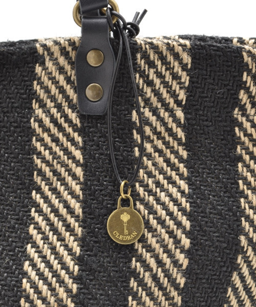 トートバッグ 「手機ならではの質感」CL3761 HAND＆WORK STRIPE JUTE TOTE レディース メンズ_5