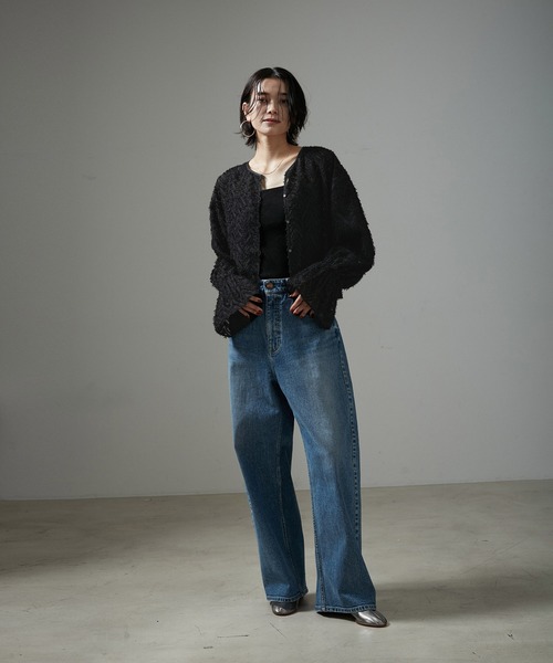 SALON adam et rope' 「SALON rope'」 長袖ブラウス FREE オフ