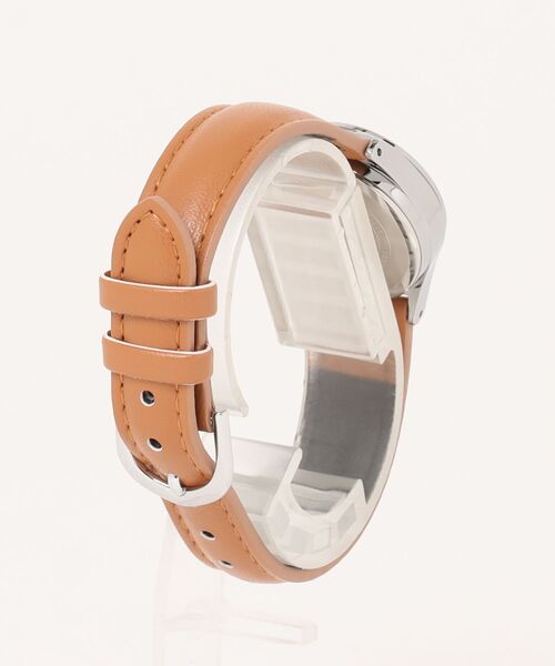 未使用CASIO カシオ 電波ソーラー腕時計 3気圧防水 レザー ベージュ CASIO（カシオ） 腕時計 レディース /ベーシックアナログ レザーバンド
