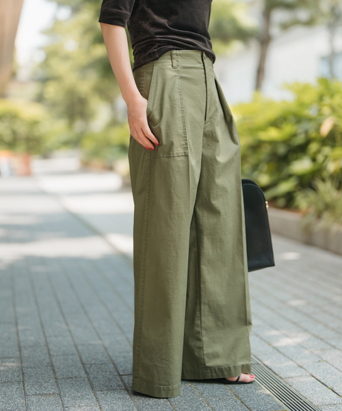 Spick&Span 美脚カーゴパンツ Spick and Span｜スピック＆スパンのカーゴパンツ（レディース