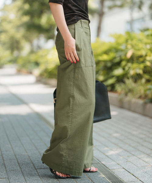 Spick&Span 美脚カーゴパンツ Spick and Span｜スピック＆スパンのカーゴパンツ（レディース