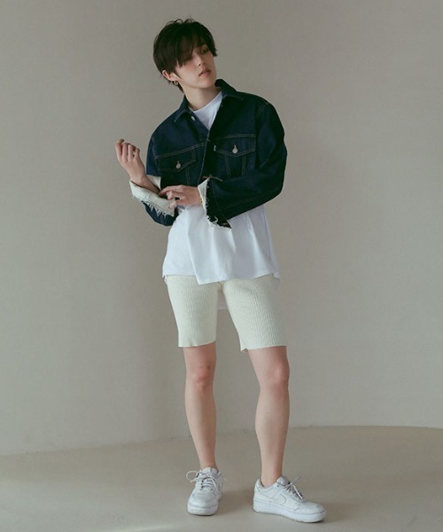 「ETRE TOKYO」 長袖シャツ「EDWINコラボ」 FREE ネイビー レディース ETRE TOKYO 「ETRE TOKYO」 長袖シャツ「EDWINコラボ」 FREE