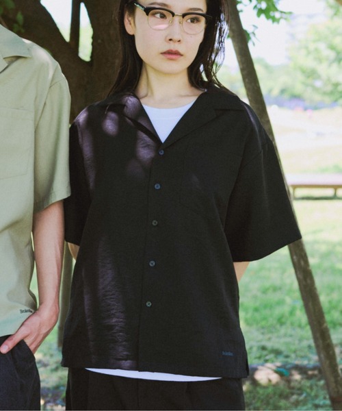 BROKEN BASE シャツ オープンカラーシャツ メンズ レディース