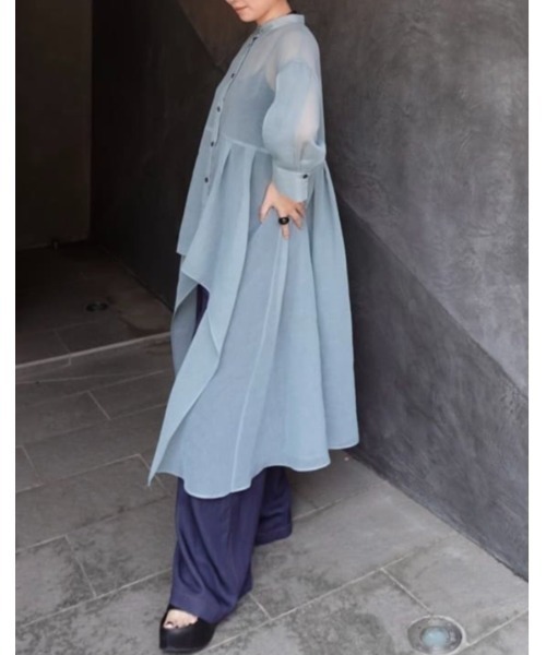 ADORE（アドーア） ブラウス シャツ ソフトオーガンジーブラウス