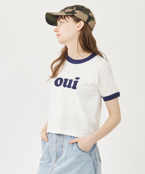 「MILKFED.」 半袖Tシャツ S ネイビー レディース