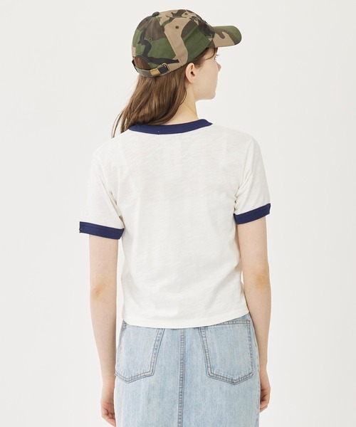 「MILKFED.」 半袖Tシャツ S ネイビー レディース