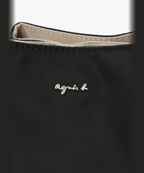 agnès b. 黒 ナイロン トートバッグ agnes b. アニエスベー バッグ トートバッグ 2wayバッグ 新品