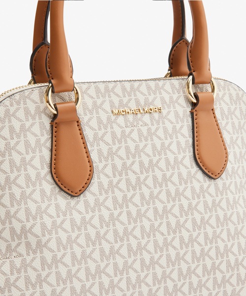 新品MICHEAL KORS 2ウェイバッグ MICHAEL KORS マイケル・コース 2WAYレザーバッグ ネイビー