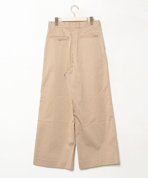 [MADISON BLUE] 25SS PLEATED WIDE LEG PANTS CHINO брюки-чинос 1 бежевый женский 