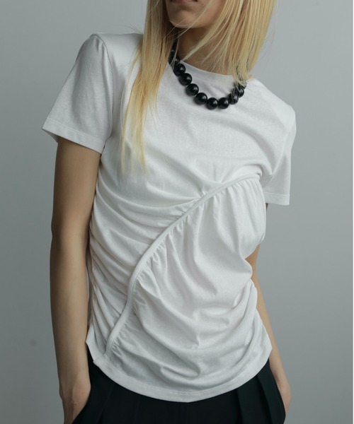 tシャツ Gather Design Tops レディース