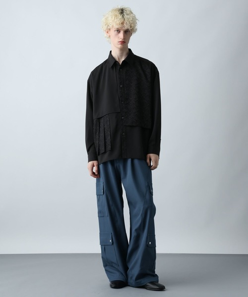 【匿名配送】HARE DABOルーズカーゴパンツ ブラック Sサイズ HARE（ハレ）の「DABOルーズカーゴパンツ(HARE)（カーゴパンツ