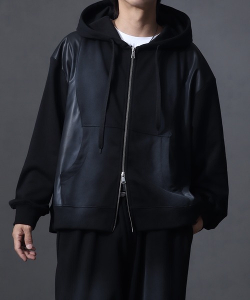 welise（ウェライズ） パーカー 「welise/ウェライズ」PUレザー