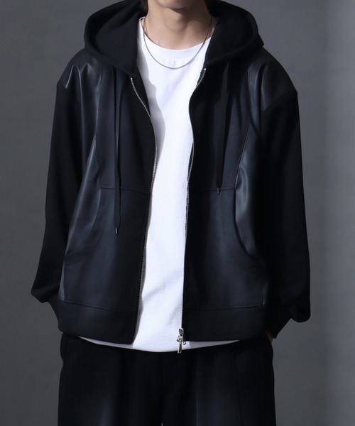 welise（ウェライズ） パーカー 「welise/ウェライズ」PUレザー