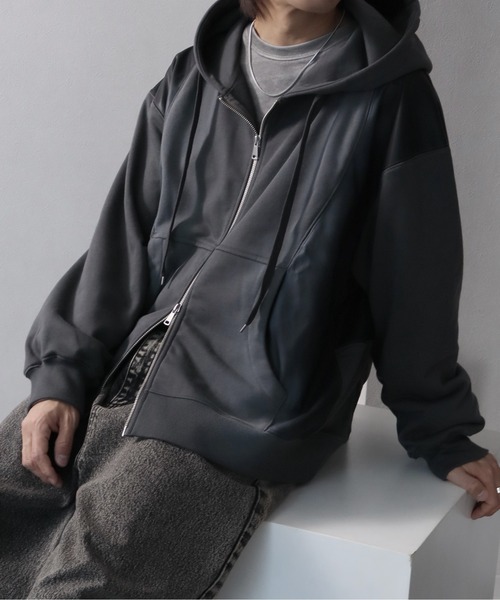 パーバーズ　ダメージ　パーカー　　美品　スウェット 黒 VEILA パーカー ダメージ パーカー レディース : ZOZOTOWN Yahoo!店