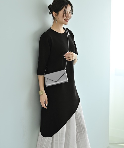 STYLE DELI（スタイルデリ） tシャツ 「Kana Oyama×BLK001」アシメ