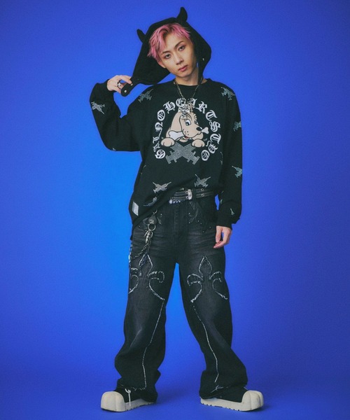 ガルフィー ピカピカ注射器 ロンＴ GALFY(ガルフィー) “ピカピカ注射器犬ロンTee” - DISSIDENT WEB SHOP