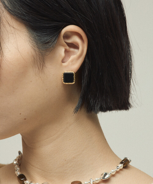 Firsthand（ファーストハンド） ピアス スクエアプレート ピアス / 両