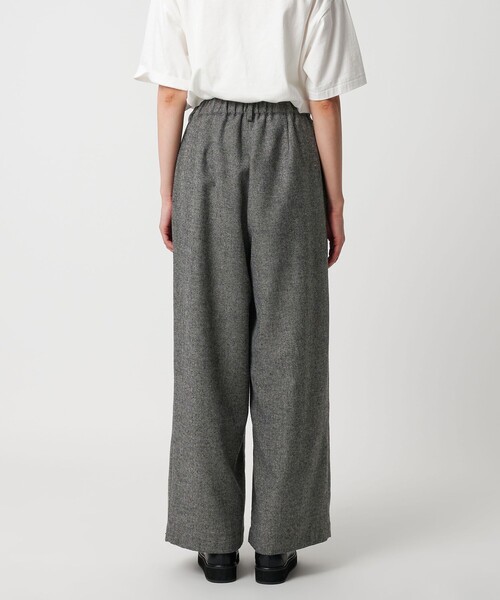 STONE  グレー パンツ W34 66153CZ02 CITEN（シテン） スラックス パンツ 「CITEN」ウールミックス3タック