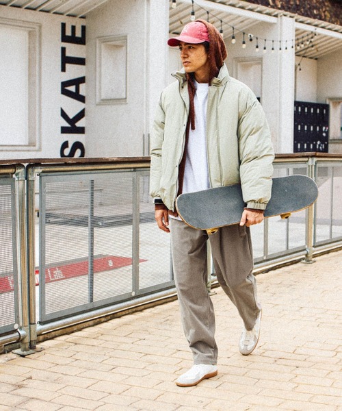 niko and…（ニコアンド） ブルゾン アウター ナイロン中綿スタンド