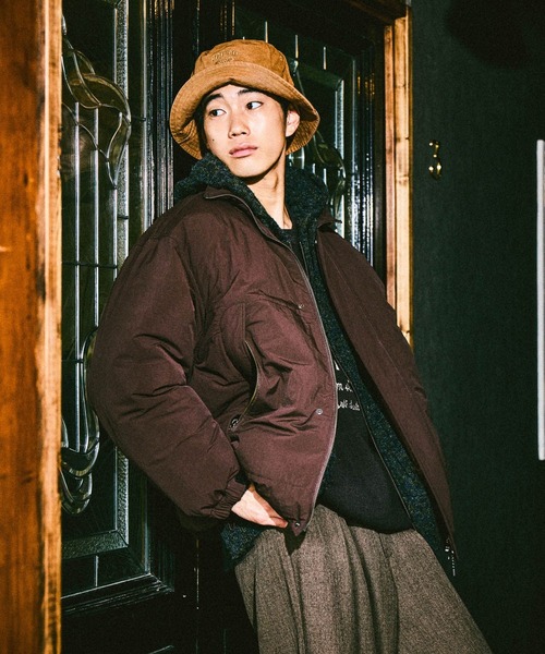 niko and…（ニコアンド） ブルゾン アウター ナイロン中綿スタンド