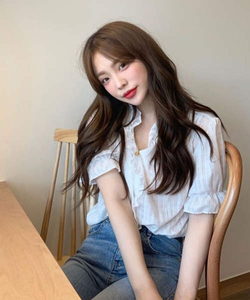 「GLAMOROUS JANE」 半袖ブラウス FREE ホワイト レディース_画像3