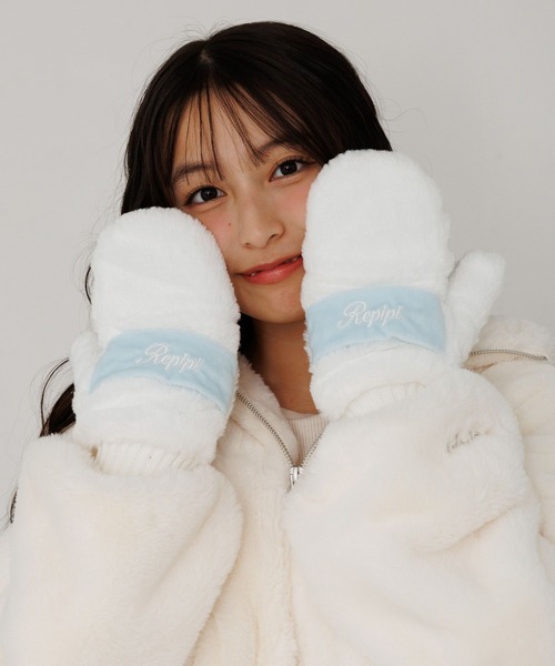repipi armario（レピピアルマリオ） 手袋 「手洗い可能！」RAロゴ