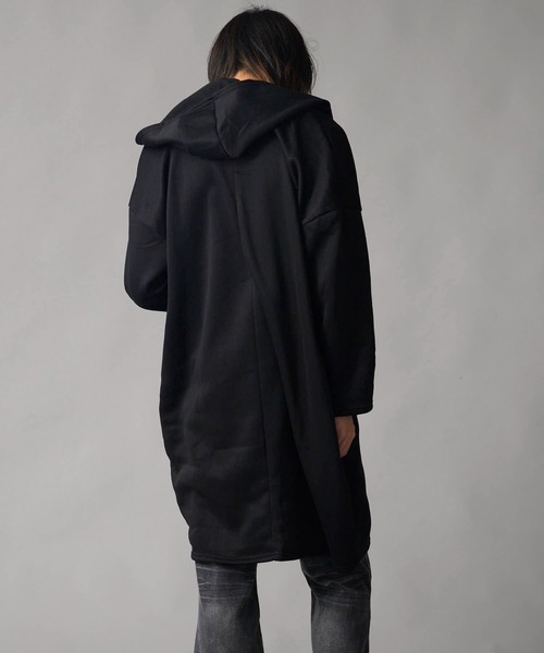 Theater code パーカー Brushed Lining Double-Zipper Long Zip Hoodie