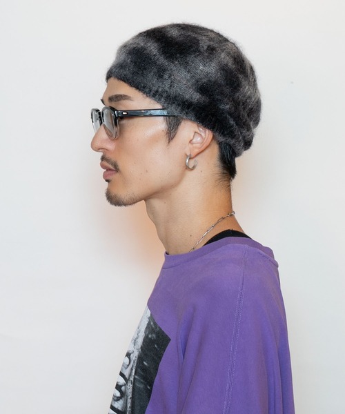 CA4LA（カシラ） ニット帽 ニットキャップ メンズ CF TIE DYE MOHAIR