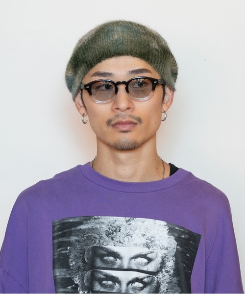 CA4LA（カシラ） ニット帽 ニットキャップ メンズ CF TIE DYE MOHAIR