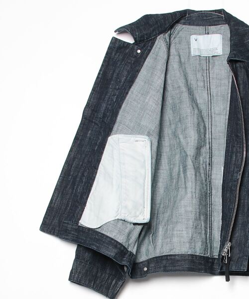 VOAAOV（ヴォアーブ） デニムジャケット gジャン RANDOM CRUNCH DENIM