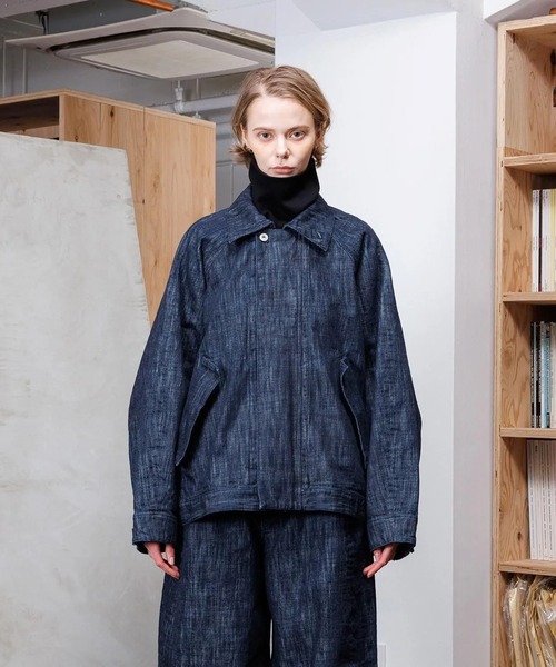 VOAAOV（ヴォアーブ） デニムジャケット gジャン RANDOM CRUNCH DENIM