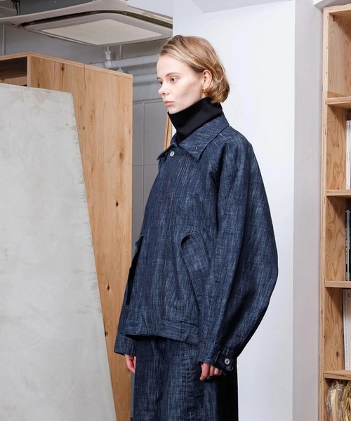 VOAAOV（ヴォアーブ） デニムジャケット gジャン RANDOM CRUNCH DENIM