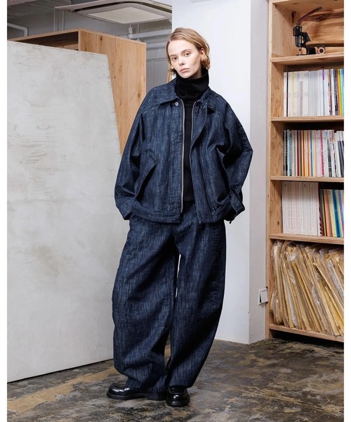 VOAAOV（ヴォアーブ） デニムジャケット gジャン RANDOM CRUNCH DENIM