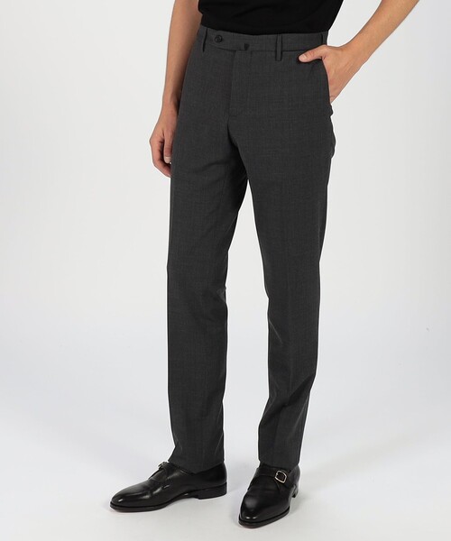 INCOTEX（インコテックス） スラックス ストレッチウール ノープリーツ