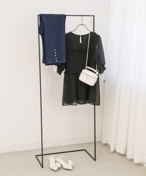 「CLETTE」 半袖チュニック 4L クリーム レディース_画像6