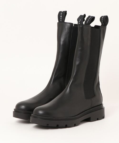 FABIO RUSCONI（ファビオルスコーニ） ショートブーツ 37 ブラック
