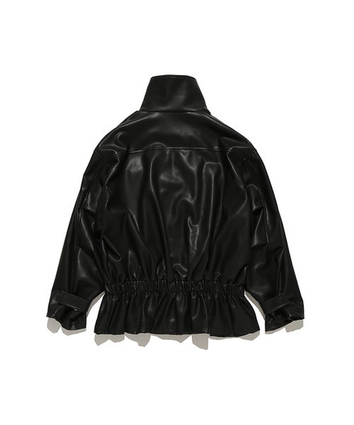Henon. ブルゾン アウター GATHERING OVER BLOUSON レディース