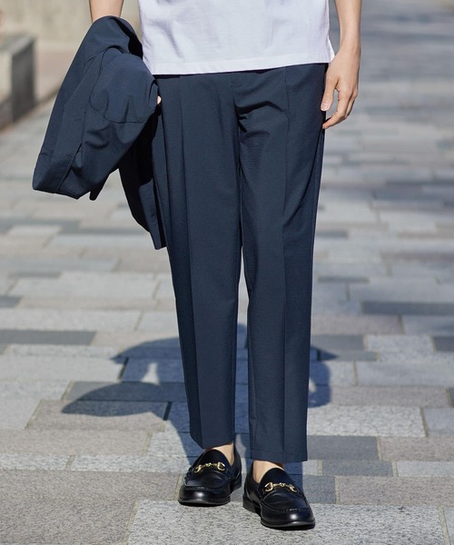 「URBAN RESEARCH ROSSO MEN」 スラックス X-LARGE ネイビー メンズ_画像2