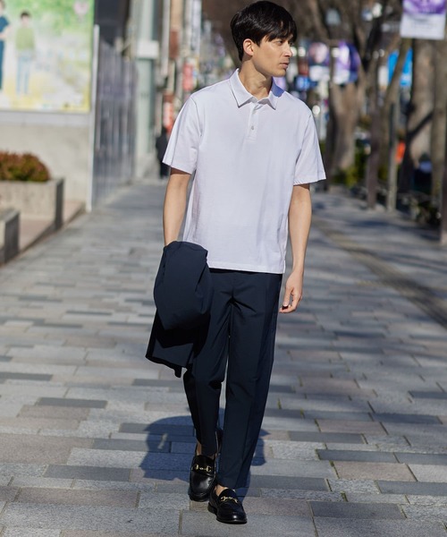 「URBAN RESEARCH ROSSO MEN」 スラックス X-LARGE ネイビー メンズ_画像7