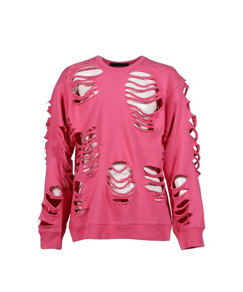 JUN/NAKAYAMA（ジュンナカヤマ） トレーナー スウェット DISTRESSED