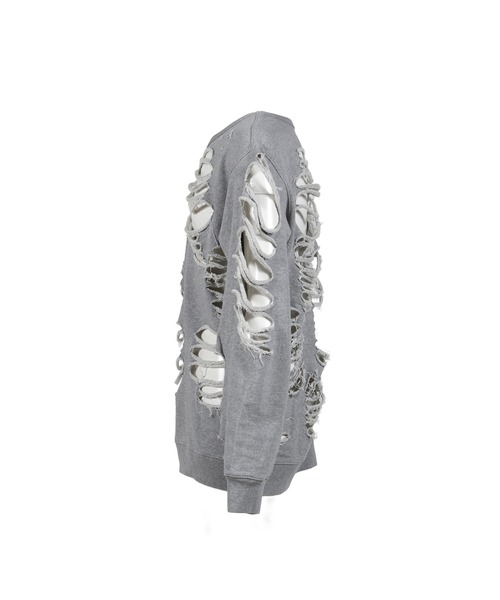 JUN/NAKAYAMA（ジュンナカヤマ） トレーナー スウェット DISTRESSED