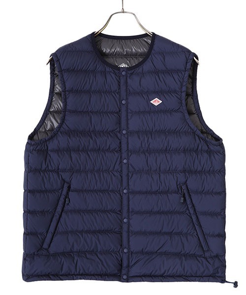 DANTON」 ダウンベスト ディスカウント XX-LARGE ブラウン メンズ