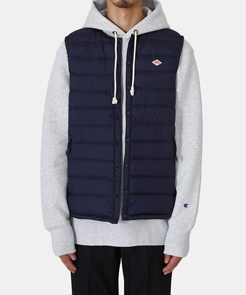 Danton（ダントン） ダウンベスト XX-LARGE ブラウン メンズ