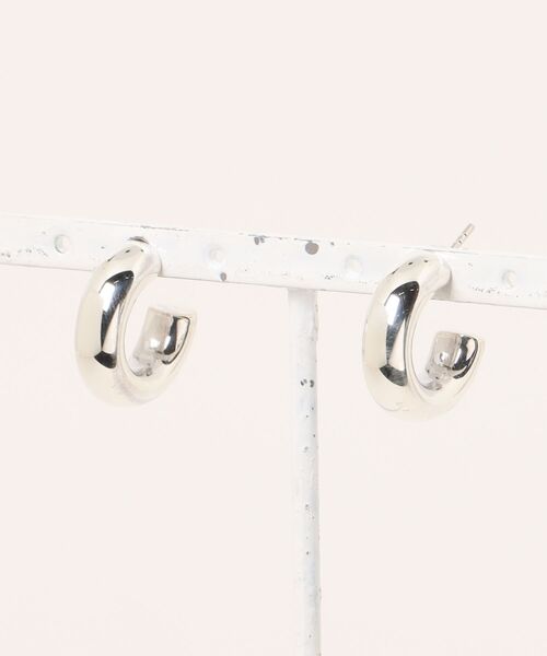 TODAYFUL ピアス Middle Hoop Pierce Silver925 レディース : ZOZOTOWN