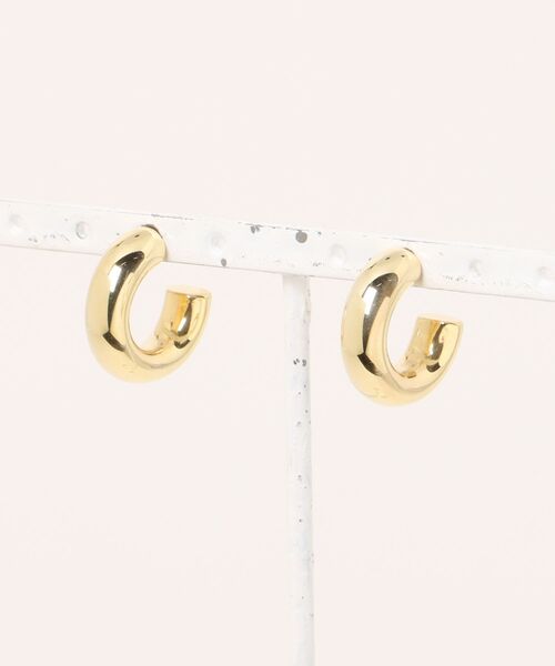 TODAYFUL ピアス Middle Hoop Pierce Silver925 レディース : ZOZOTOWN