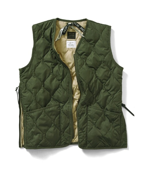   ダウンベスト オリーブ 楽天市場】新品 Unlikely ダウンベスト 【サイズ：L】 オリーブ Simple