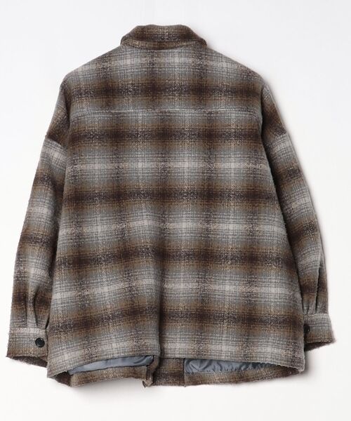 LEPSIM（レプシィム） チェック柄ジャケット FREE グレー レディース